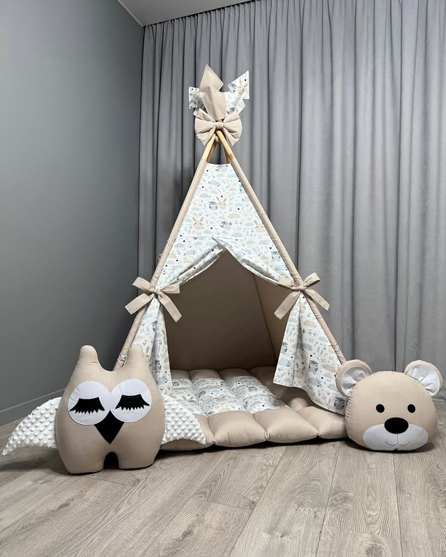 Дитячий вігвам Совенята з повним комплектом БОНБОН