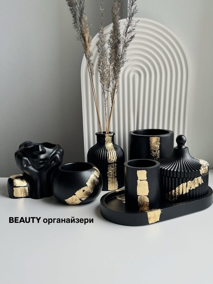 Набір органайзерів для косметики ручної роботи — 7 предметів