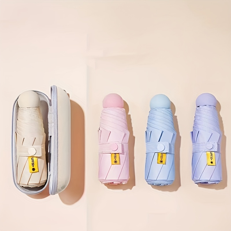 Капсульна парасолька: стильний захист від дощу та сонця