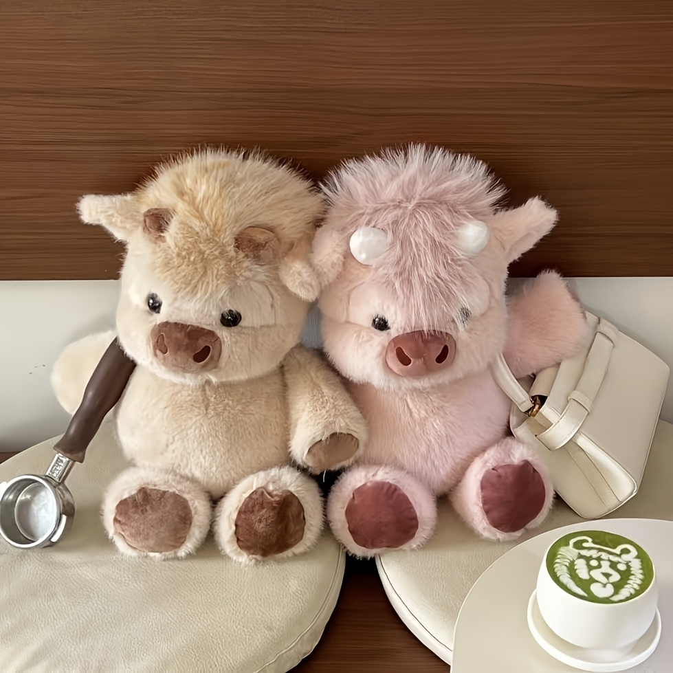 М'яка іграшка корівка шотландська подарунок дівчинці