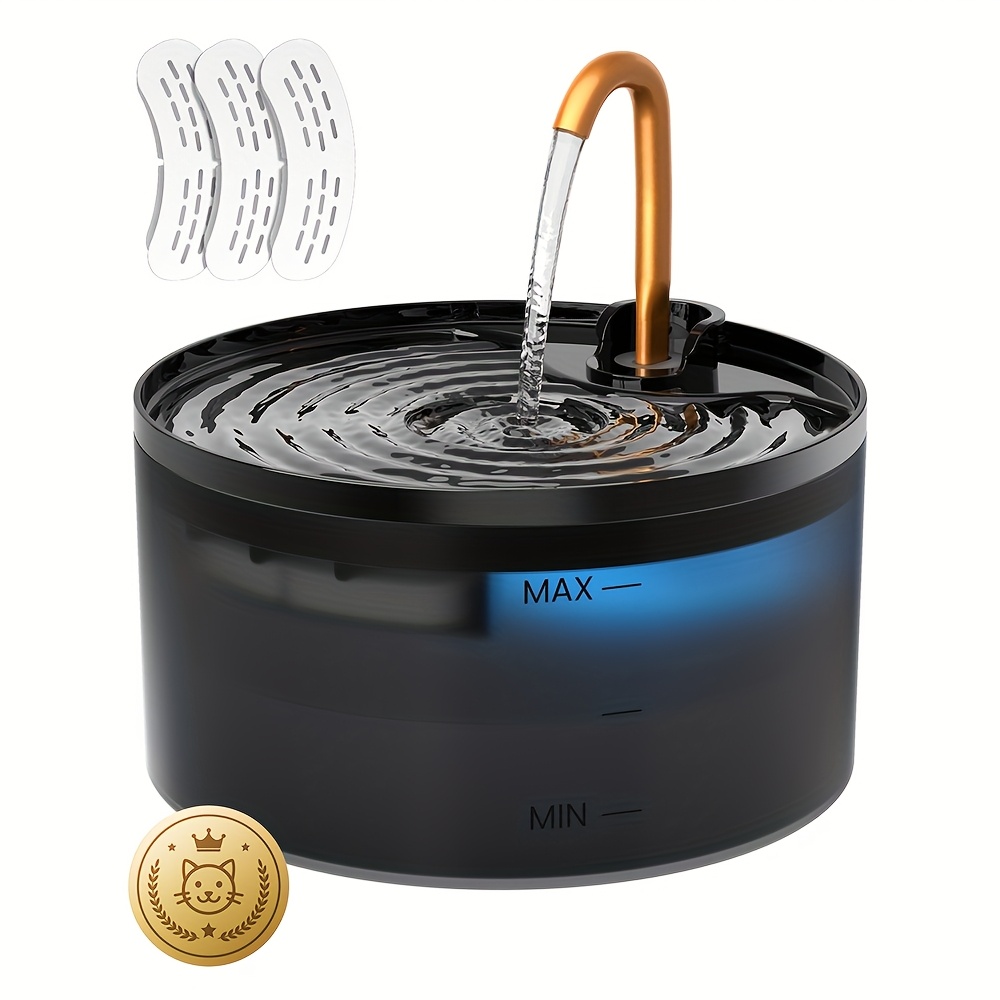 Автоматичний фонтан для води з фільтром для котів 2.1 л
